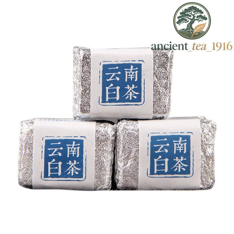 500g Mini Yunnan Chinese White Tea Bai Cha Tea Small Brick Cake