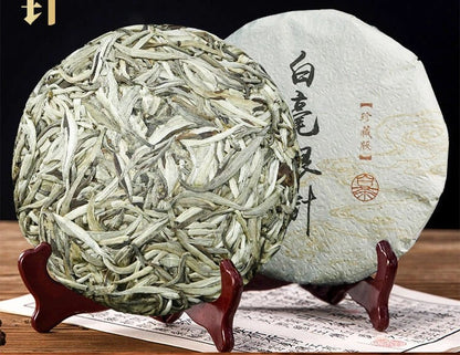 500g FuDing White Tea Cake Silver Needle Bai Hao Yin Zhe Beeng tea