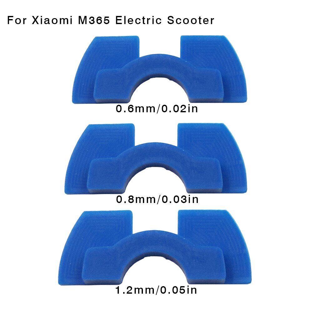 Replacement 3pcs/set Electric Scooter Shock Damp Vibration Pad 0.6/0.8/1.2mm Kit