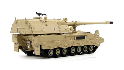1/72 German PZH2000 self-propelled artillery howitzer chariot model desert