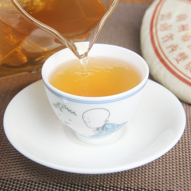 400g Pu'er Tea 2006 Chinese Tea Cake Yunnan Qizi Cake Raw Tea