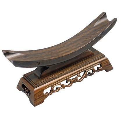 Knife Rest Sword Stand Solid Wood Sword Display Katana Stand Holder Crescent