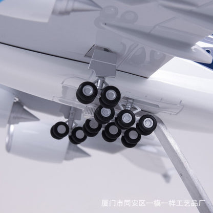 45CM 1:160 Malaysia Model Airlines Airbus A380 Resin Airplane Toy Model No Light