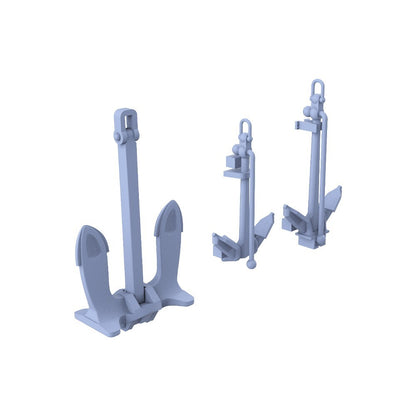 Yao's Studio LYCG700227 1/700 Model Upgrade Parts USN Battleship Anchor