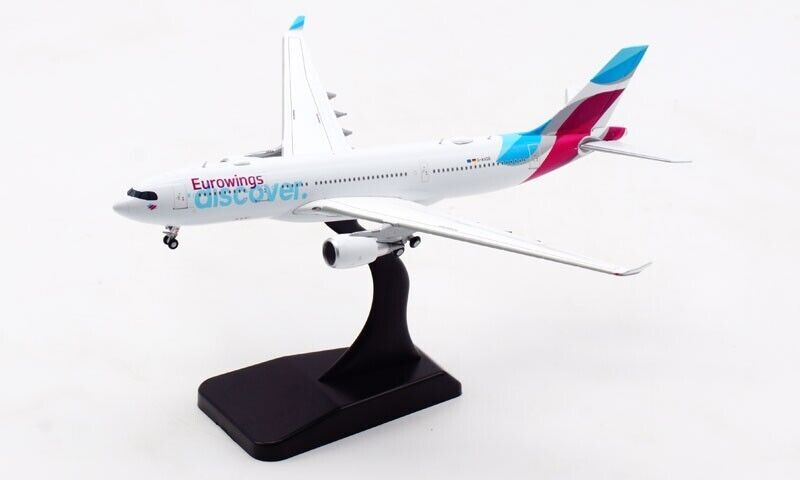 1:400 JC Wings Eurowings discover AIRBUS A330-200 Passenger Plane Diecast Model