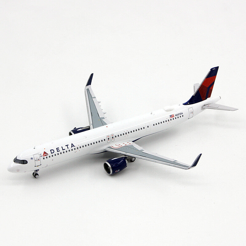 PandaModel DELTA AIR LINES For Airbus A321neo N501DA 1/400 Plane Pre-built Model