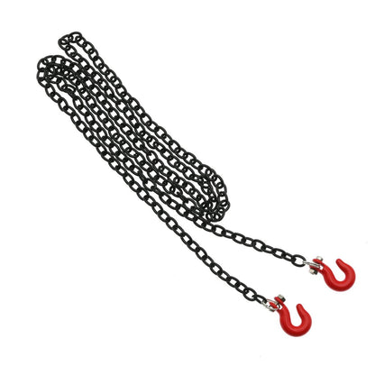 1/10 Metal Trailer Hook Tow Chain Shackle For Axial SCX10 CC01 RC4WD D90 RC Car