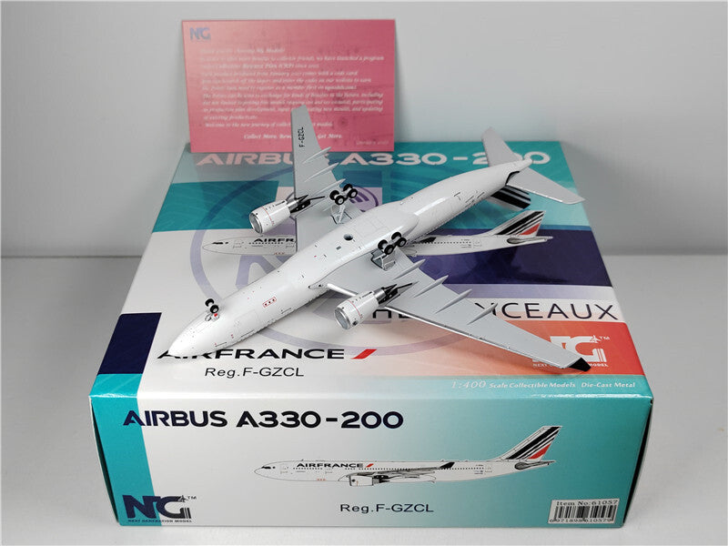 NG Models AIRFRANCE FOR AIRBUS A330-200 F-GZCL 1:400 Aircraft Pre-built Model