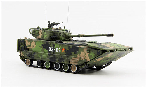 UNISTAR China ZTL-05 amphibious assault gun 03-02 1/72 Tank Pre-builded Model