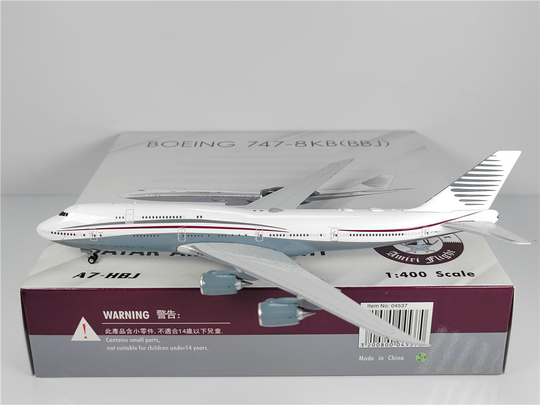 1:400 Phoenix OATAR AMIRIFLIGHT B747-8 BBJ Airplane Diecast Aircraft Plane Model