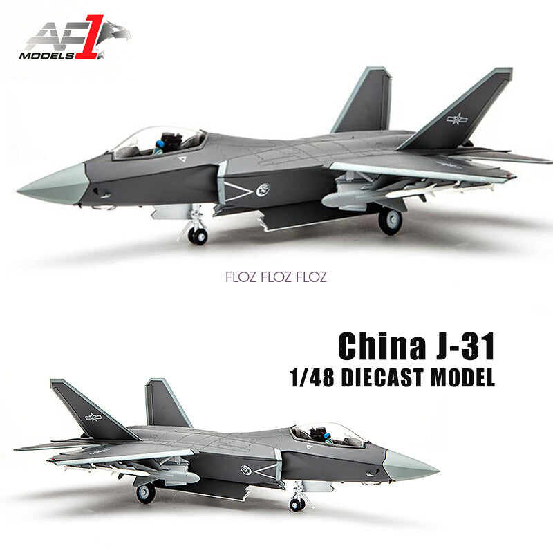 for AF1 China J-31 1/48 diecast plane model aircraft