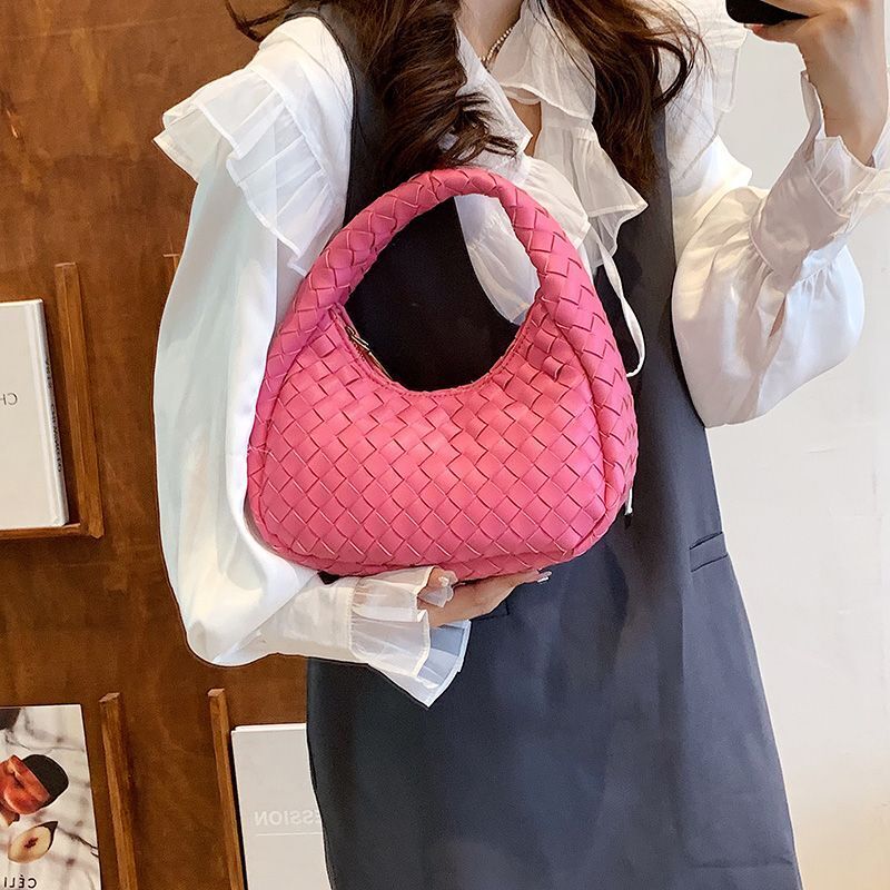 Small SYNTHETIC Leather Woven Tote Bags Shoulder Bag Fashion Summer Handbags Sac