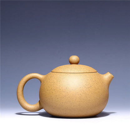 12.8oz Xishi Pot Beauty Print Marked Tea Pot Real Yixing Zisha Duan Clay Pots
