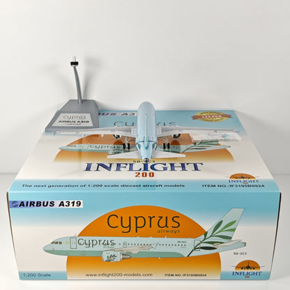 1:200 InFlight Cyprus airways Airbus A319 Passenger Airplane Diecast Plane Model