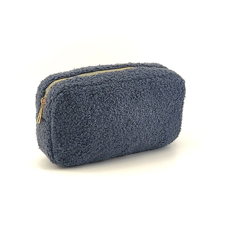 Makeup Plush Bag Cashmere Toiletries Cosmetic Bag Pouch Organizer Storage Purse