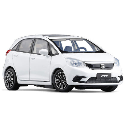 1/32 Scale Honda Fit Model Car Metal Diecast Toy Cars Boys Toys for Kids Gifts
