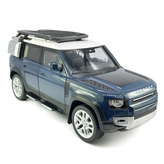 1/18 Scale Land Rover Defender 110 Model Car Diecast Toy Cars Collection Blue