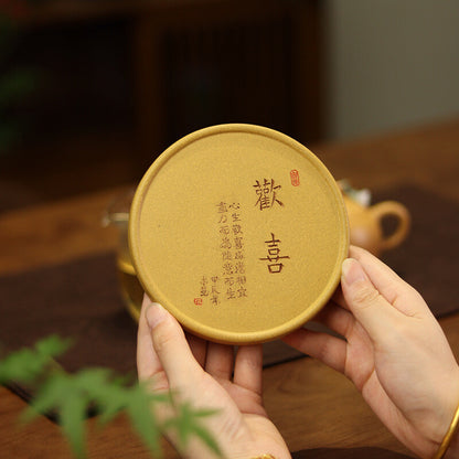 Real Yixing Zisha Duan Clay Holder For Tea Pot Chinese Character Carved Rack New
