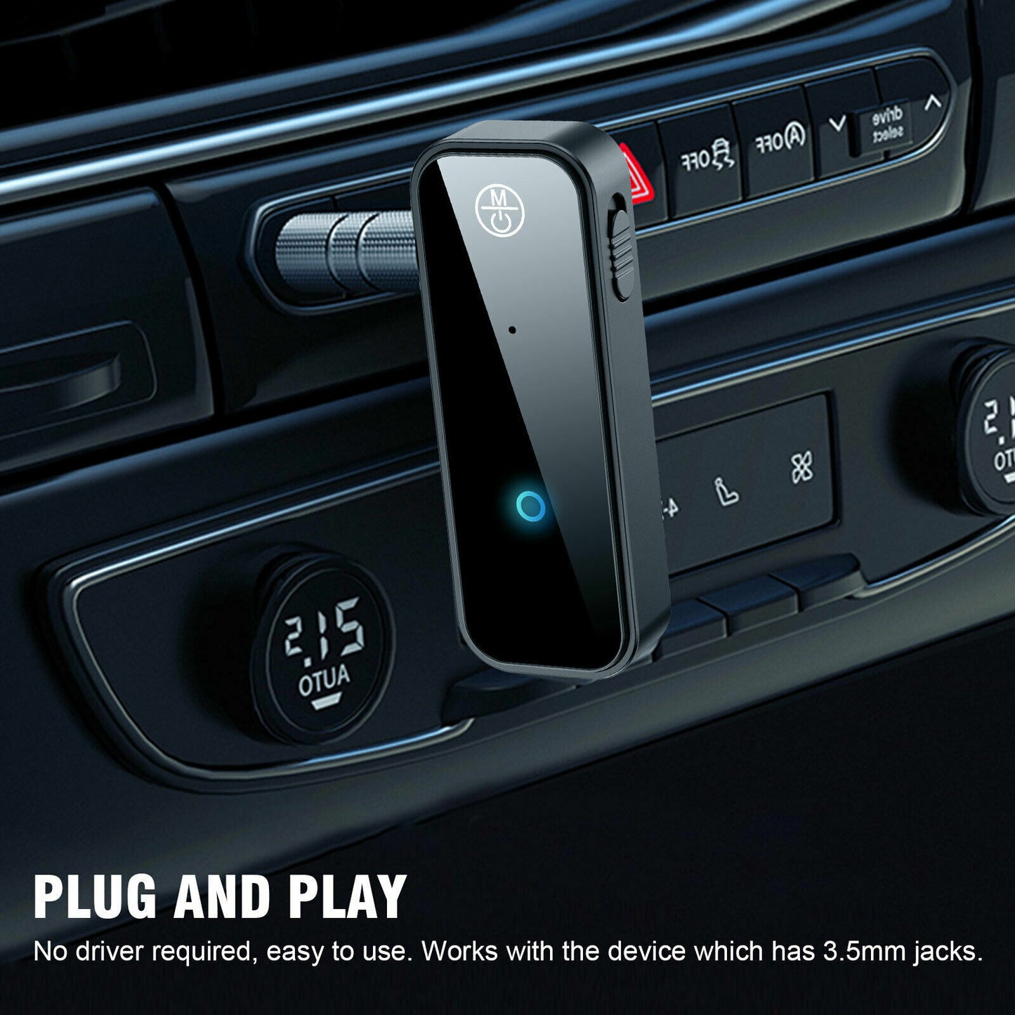USB Wireless Bluetooth 5.0 Transmitter Receiver for Car Music Audio Aux Adapter