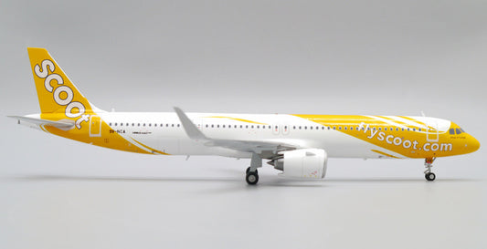 1:200 JC Wings Flyscoot AIRBUS A321neo Passenger Airplane Diecast Aircraft Model