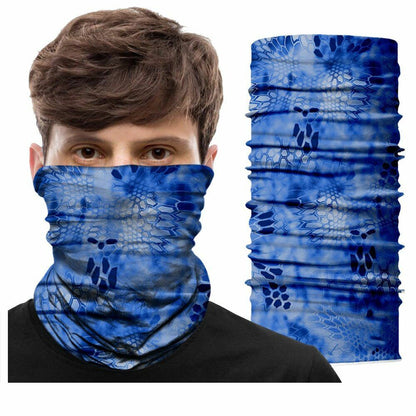 Neck Gaiter Bandana Buff Hiking Camping Hunting Tube Scarf Headwear Mask 50*25CM