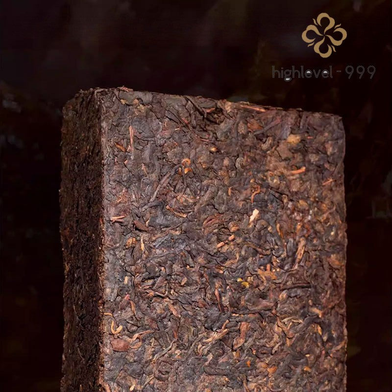250g Ripe Pu'er Tea Brick Yiwu Ancient Tree Yunnan Premium Aged Compressed Tea