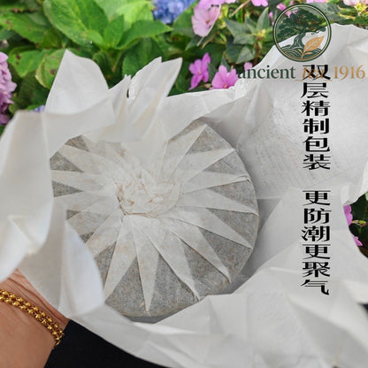 357g 2021 Ancient Tree Yi Wu Pu'er Raw Tea Yunnan Pu Erh Tea Cake