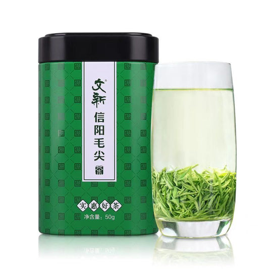 50g Xinyang Maojian Green Tea Can Package Loose Leaf Green Tea Fresh Buds Tea