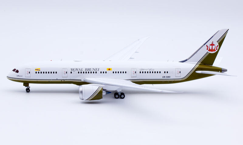 1:200 JC Wings ROYAL BRUNEI BOEING B787-8 Passenger Plane Diecast Aircraft Model