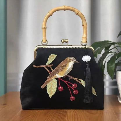 Bag Wood Hand Tote Women's Handbags Chain Women Shoulder Crossbody Bag Bags