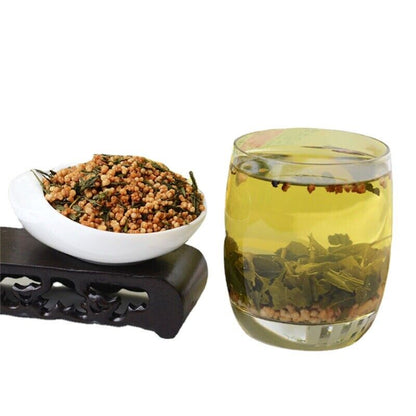 Brown Rice Green Tea Organic Herbal Flower Tea Natural Healthy Drink100g/3.52oz