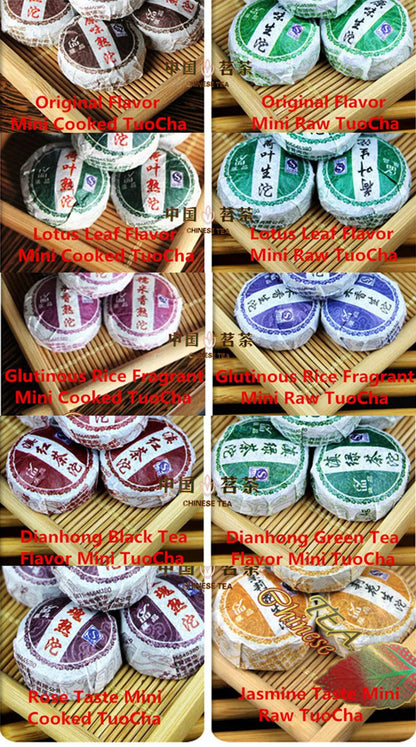 Natural Pu-Erh Tea Herbal Drink 10 Pcs 50g Energy Boost Men Women Premium