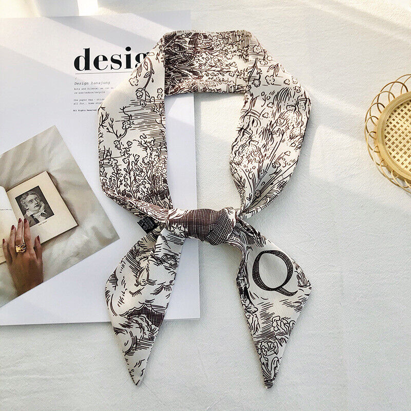Handbag Handle Ribbon Scarf Band Hair Head Neck Neckerchief Retro Hair Ribbons