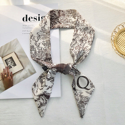 Handbag Handle Ribbon Scarf Band Hair Head Neck Neckerchief Retro Hair Ribbons