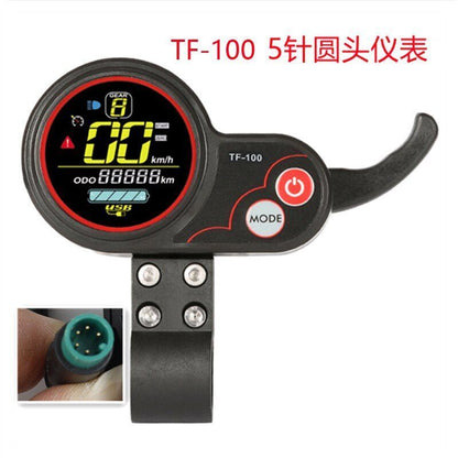 5 / 6 Pin Electric Scooter Acceleration Instrument Display Spare Parts Accessory
