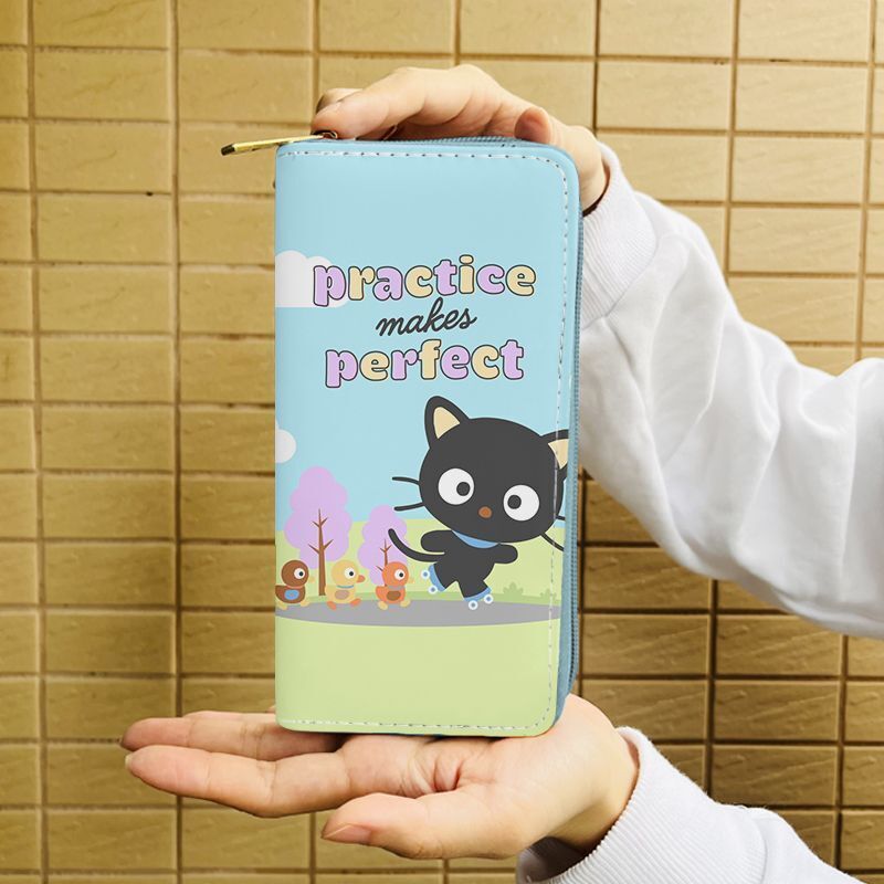 Fashion Printed Unisex Wallet Bags Cartoon Zipper Coin Wallets Purses Card 1 PC
