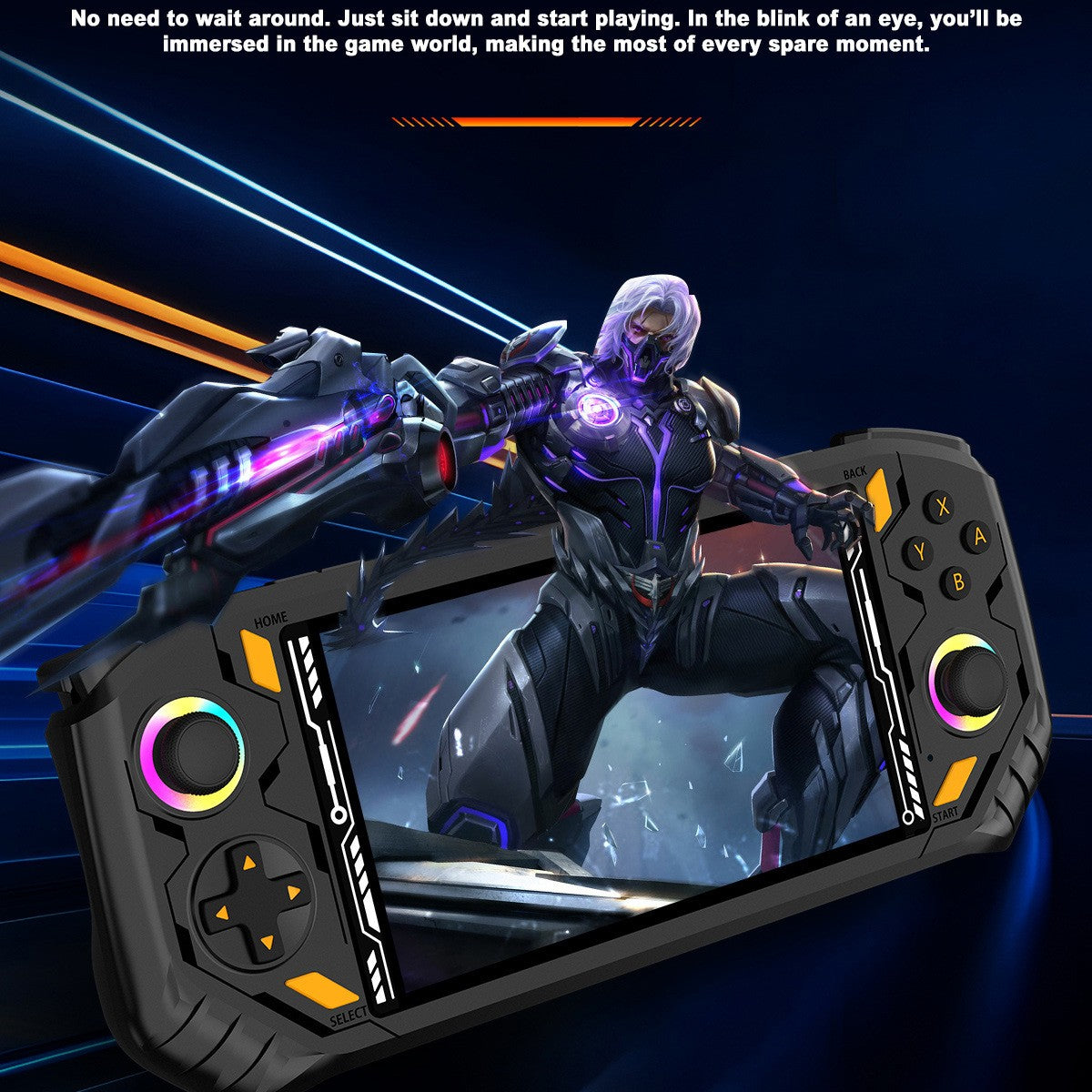 Retro RG56PRO open source handheld game console 5.5'' PSP2HD projection screen