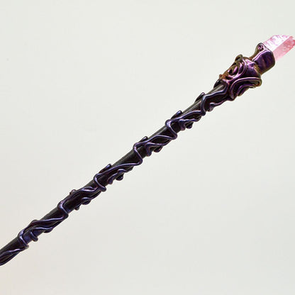 Witch Magic Wand Multicolor Natural Crystal Jewelry Fairy Stick Hair Accessories