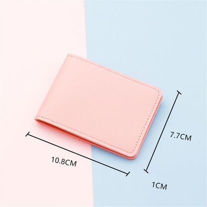 Card Holder Synthetic Leather Organizer Bag 10.8*7.7*1 CM Case White/Yellow/Red