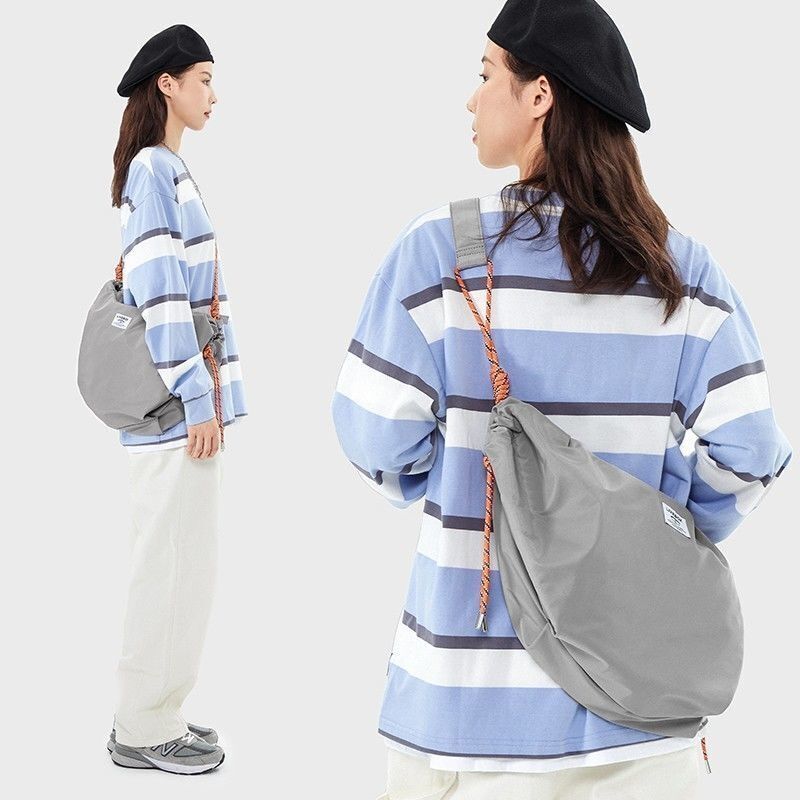 Nylon Big Tote Bag Lightweight Large Handbag Shopping Crossbody Purse 50*12*26CM