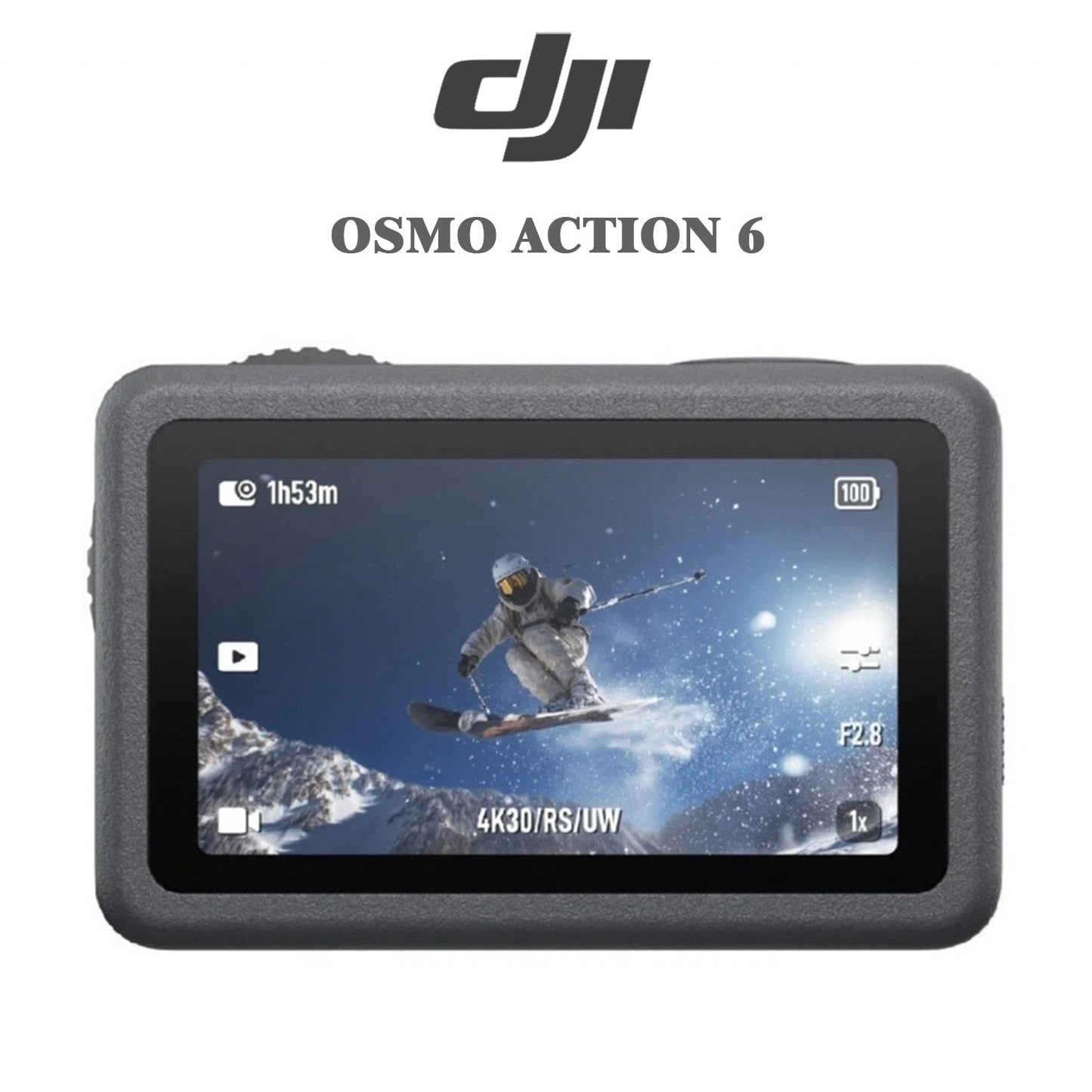 DJI Osmo Action 6 Standard Combo – Variable Aperture Sports Camera