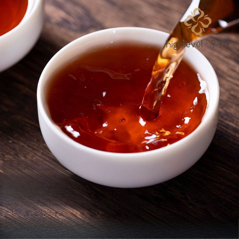 Pu'er Tea Ripe Shu Cha Cake 357g 2015 Jingmai Mountain Ancient Tree Yunnan Shu