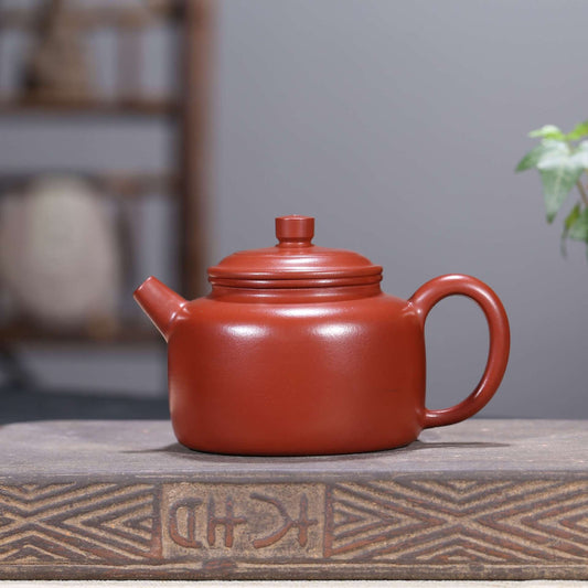 5" Collect Chinese Yixing Zisha Pottery Clovershrub Clay 270ML Mesh Teapot 德钟