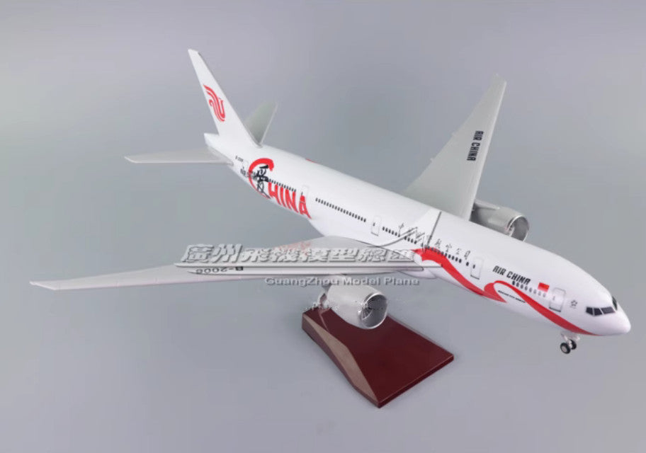 49CM AIR CHINA BOEING 777-300ER Airplane Landing Gears Resin Aircraft Model