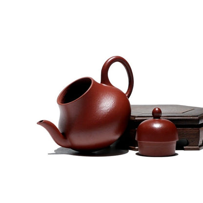 140ml Marked Tea Pot Real Yixing Zisha Dahongpao Clay Siting Handmade Pot Of Tea