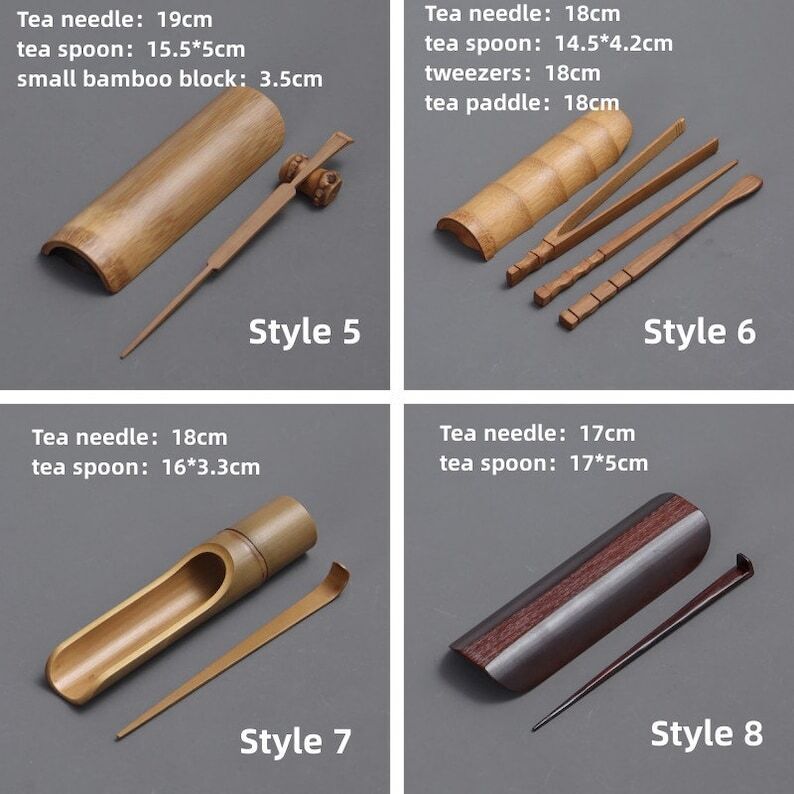 Natural Bamboo Tea Spoon Tea Ceremony Set|Bamboo Tea Accessories