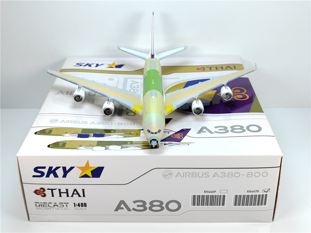 1:400 JC Wings THAI AIRBLUS A380 Passenger Airplane Diecast Aircraft Model