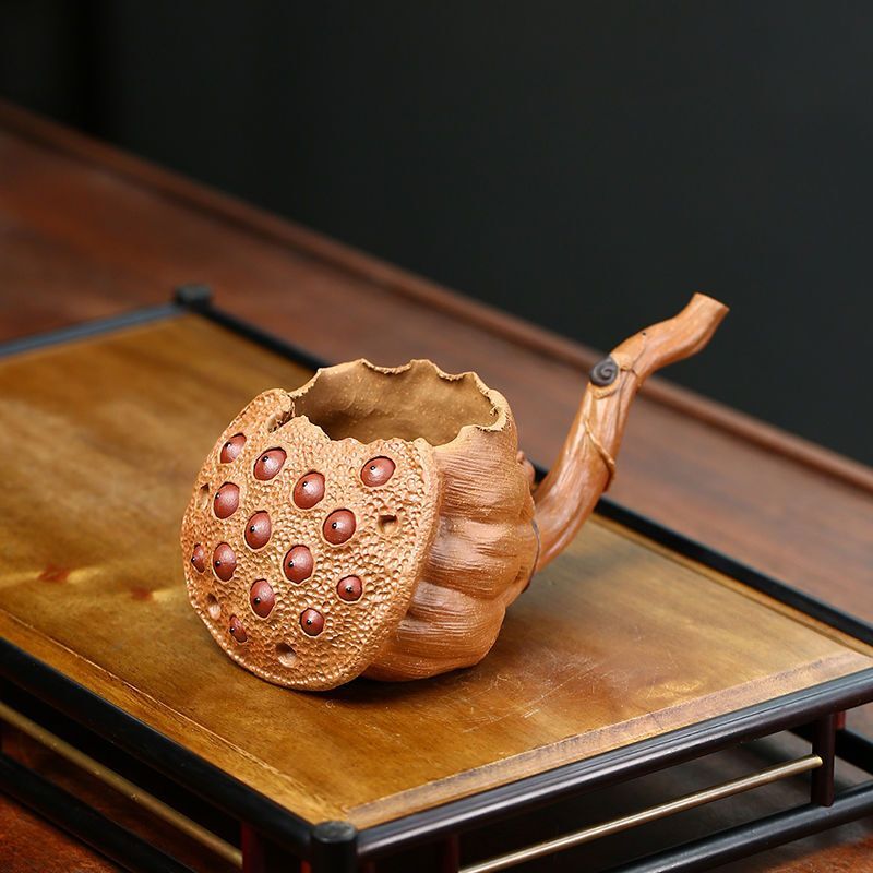 Yixing Zisha Gongdao Cup Handmade Tea Set Tea Set Accessories Lotus Nut Tea Set