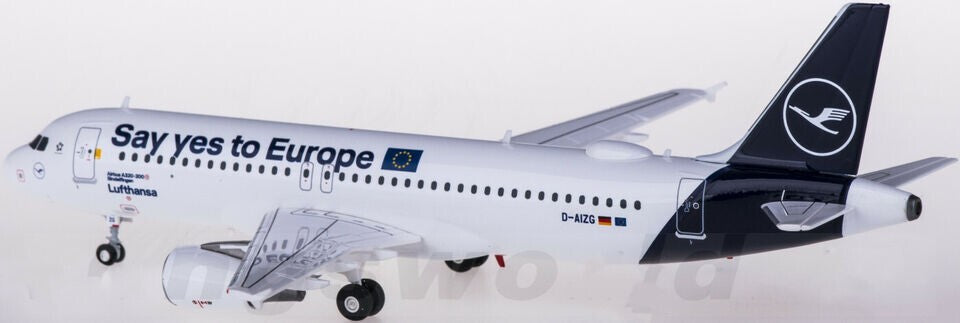 1:200 Herpa Lufthansa AIRBUS A320 Passenger Airplane ABS Plastic Aircraft Model