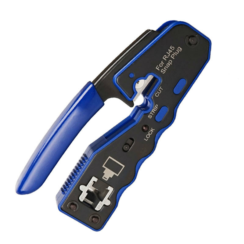 RJ45 EZ Professional Modular Crimps 8p Network Tool Extrusion Crimping